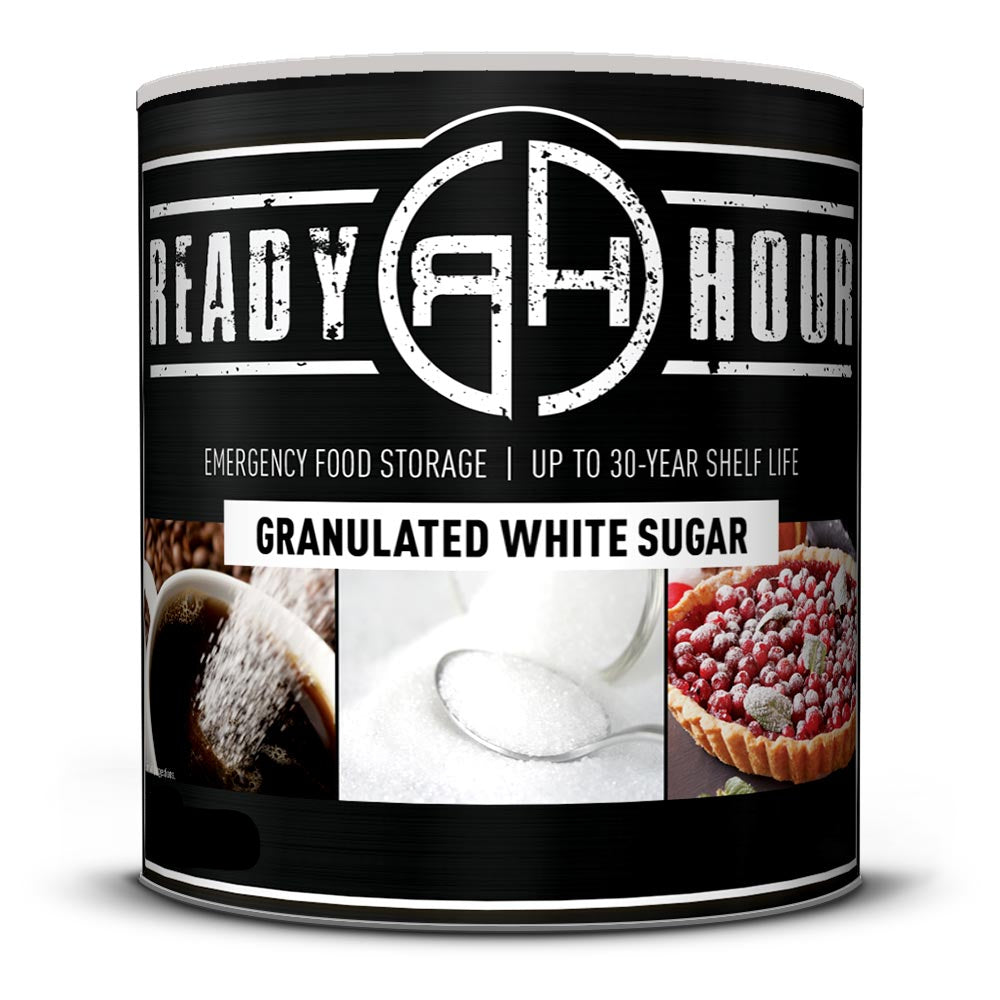 Granulated White Sugar #10 Can (595 servings)