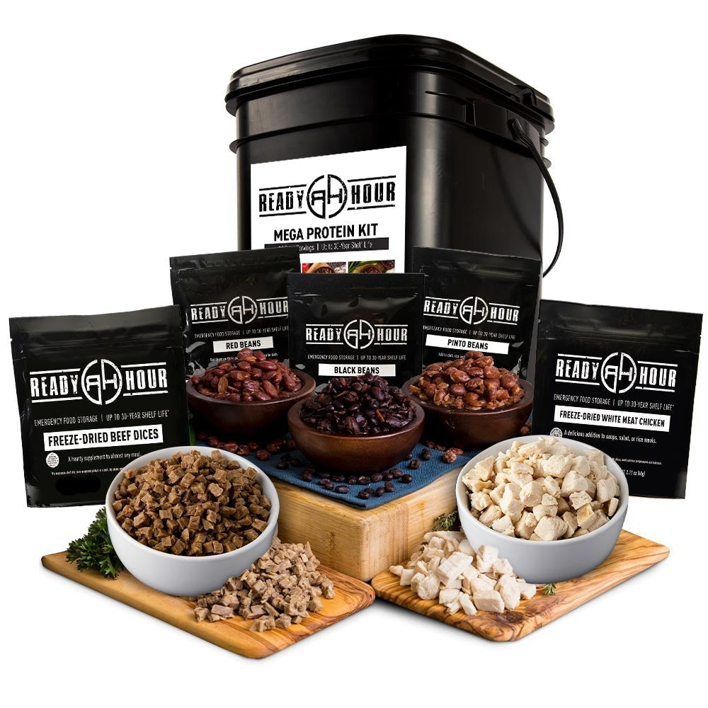 MEGA Protein Kit w/ Real Meat (72 servings, 1 bucket) - Insider's Club