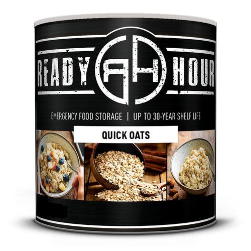 Ready Hour Quick Oats #10 Can, 22 servings