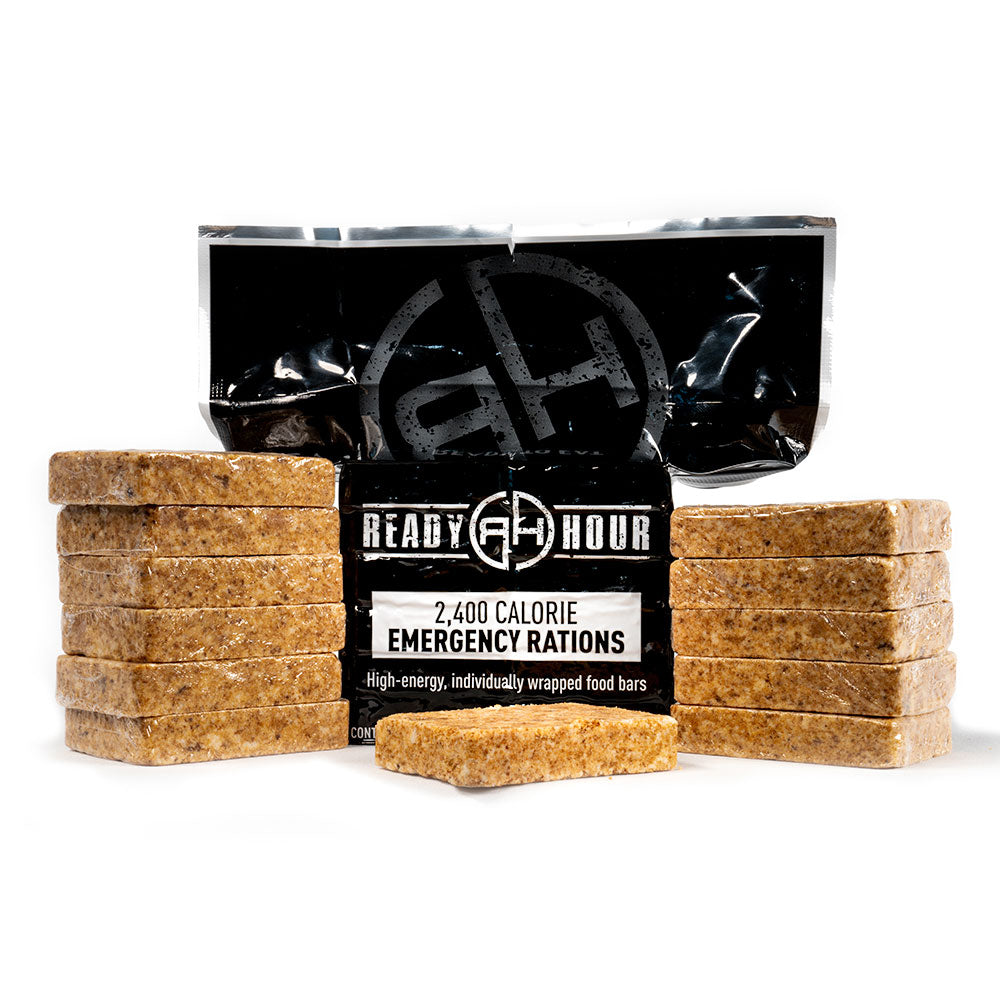 2,400 Calories Emergency Ration Bars by Ready Hour