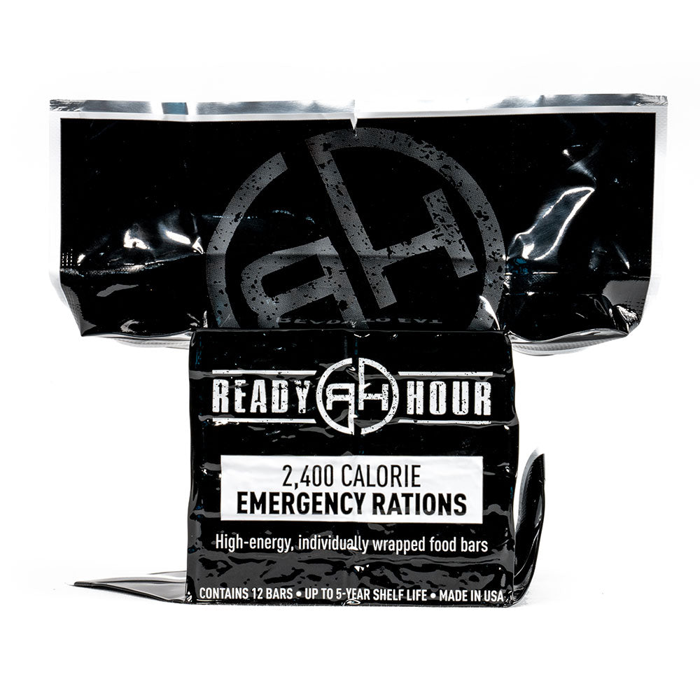 16,800 Calories Total Emergency Ration Bars by Ready Hour (7 packs, 7 day supply)