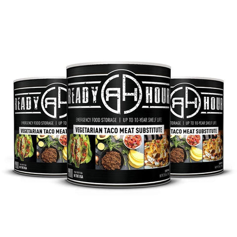 Vegetarian Taco Meat Substitute #10 Can (3 Pack) - My Patriot Supply