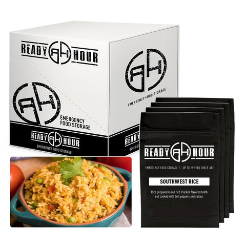 Image of Southwest Savory Rice Case Pack (32 servings, 4 pk.) - My Patriot Supply