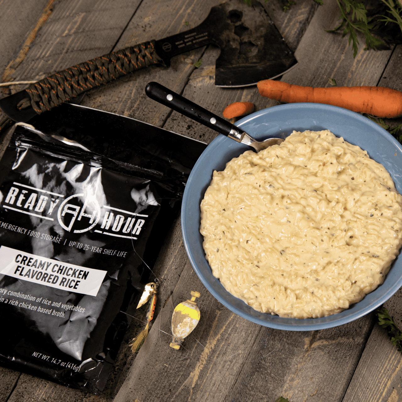 Creamy Chicken Flavored Rice Case Pack (24 servings, 6 pk.) - My Patriot Supply