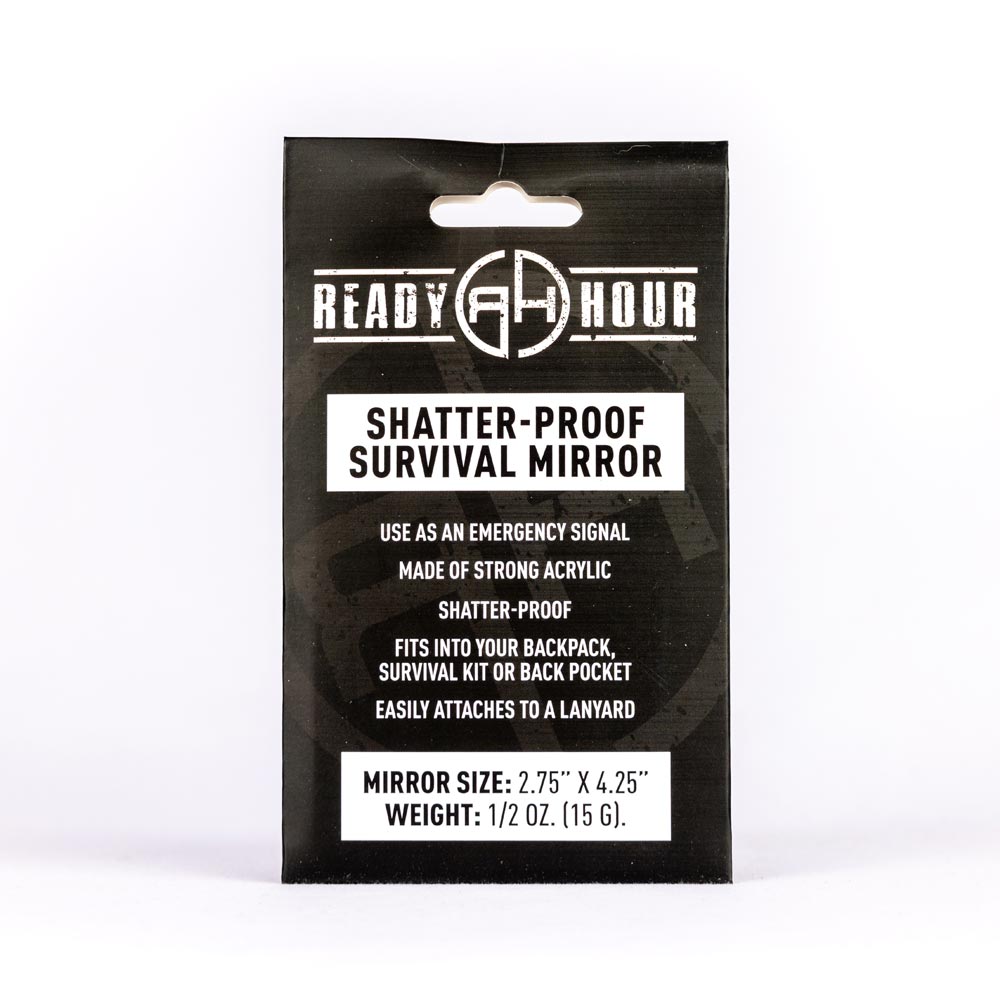 Shatter-Proof Survival Mirror by Ready Hour