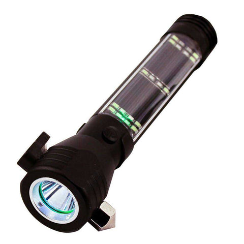 Image of 9-in-1 Multi-Function LED Solar Rechargeable Flashlight - My Patriot Supply