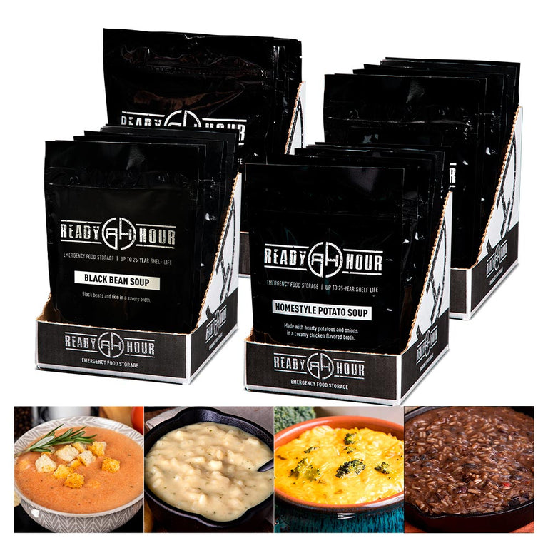 Hearty Soups Case Pack 4-Box Kit (23 pouches, 92 total servings ...