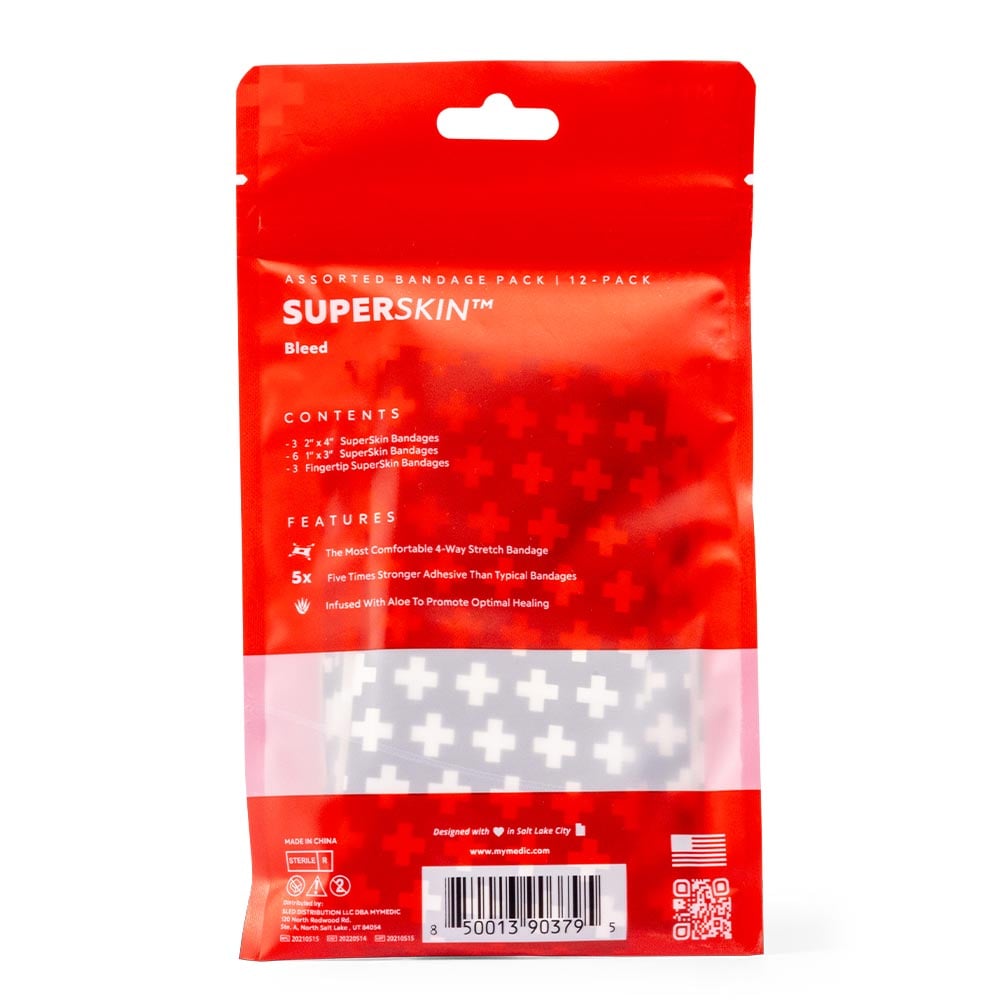 SuperSkin Bandages 12-pack by My Medic