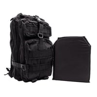 Thumbnail for side-by-side of ready hour tactical backpack and included ballistic panel
