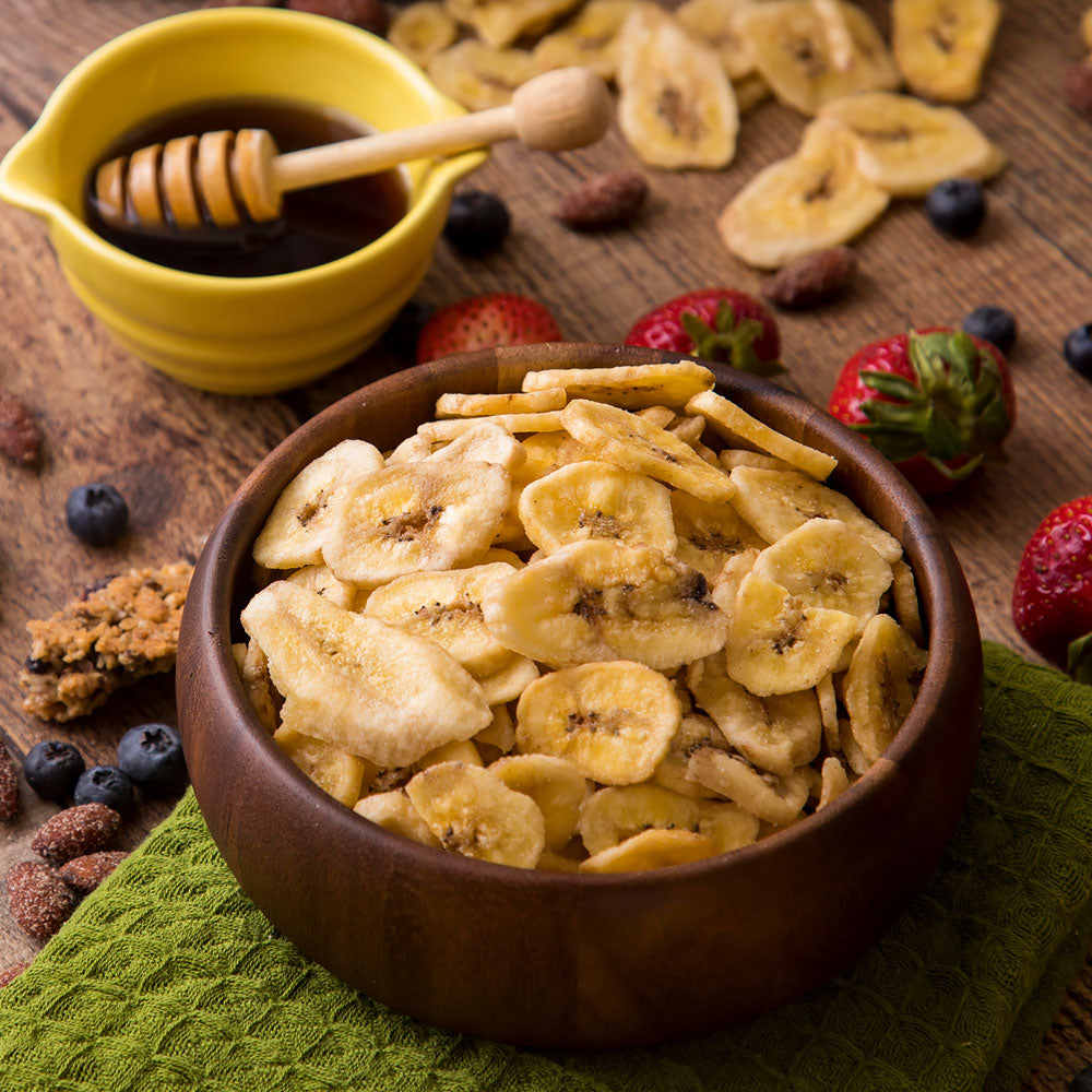 Banana Chips #10 Cans (72 total servings, 3-pack)