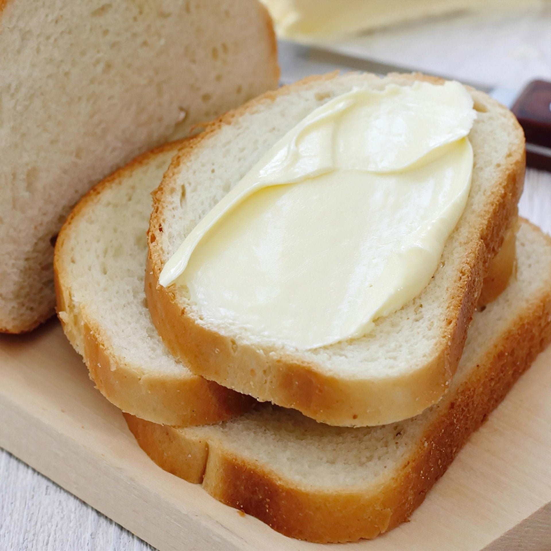 Honey Wheat Bread with butter — Emergency Staples #10 Can Food Pack