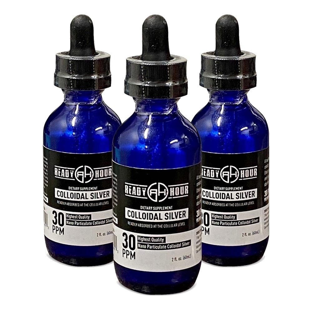 Colloidal Silver 3-pack (6 fl. oz. total, 30 PPM)