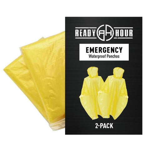 Image of Emergency Poncho (2-pack) by Ready Hour - My Patriot Supply