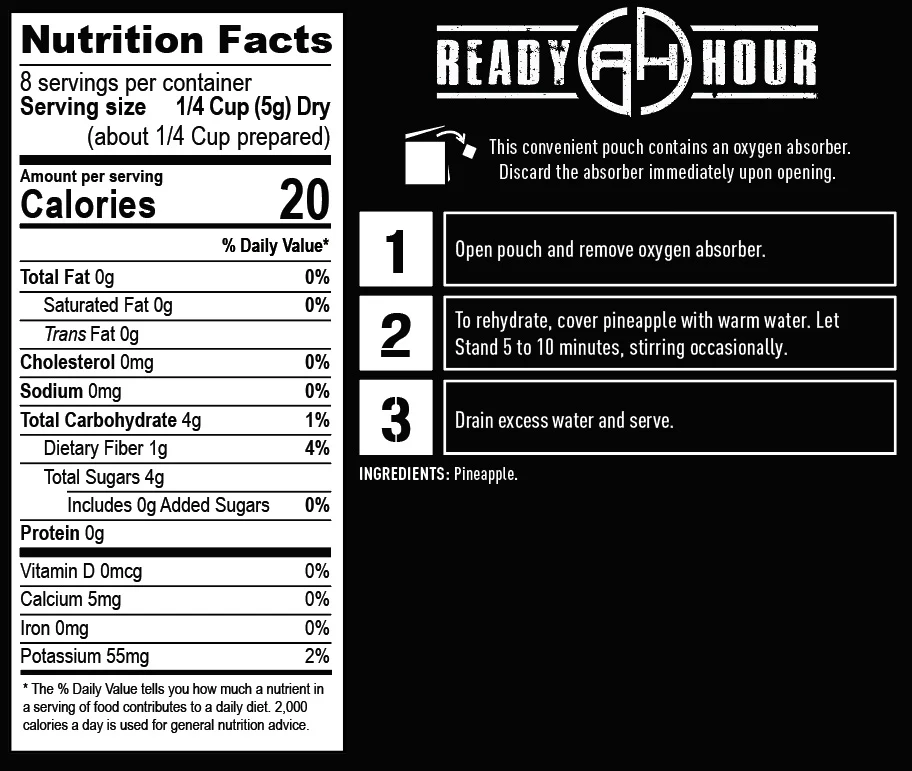 Freeze-Dried Pineapple