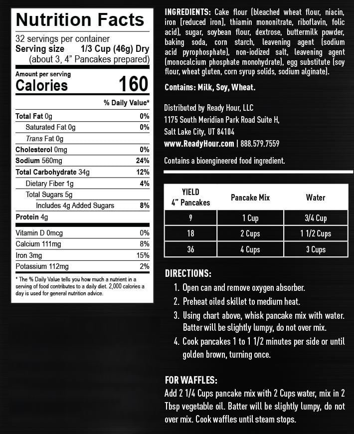 Buttermilk Pancake Mix