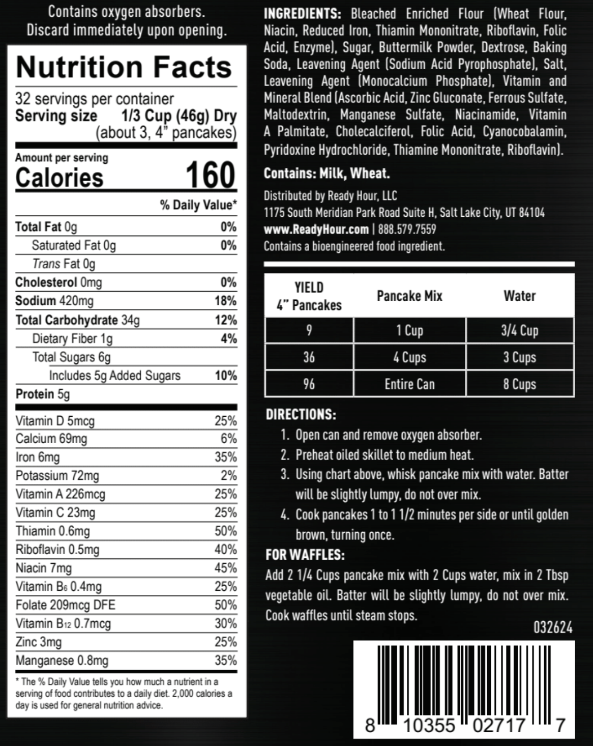 Buttermilk Pancake Mix