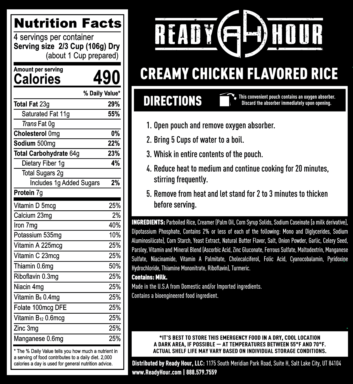 Creamy Chicken Flavored Rice