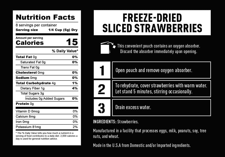 Freeze-Dried Strawberries