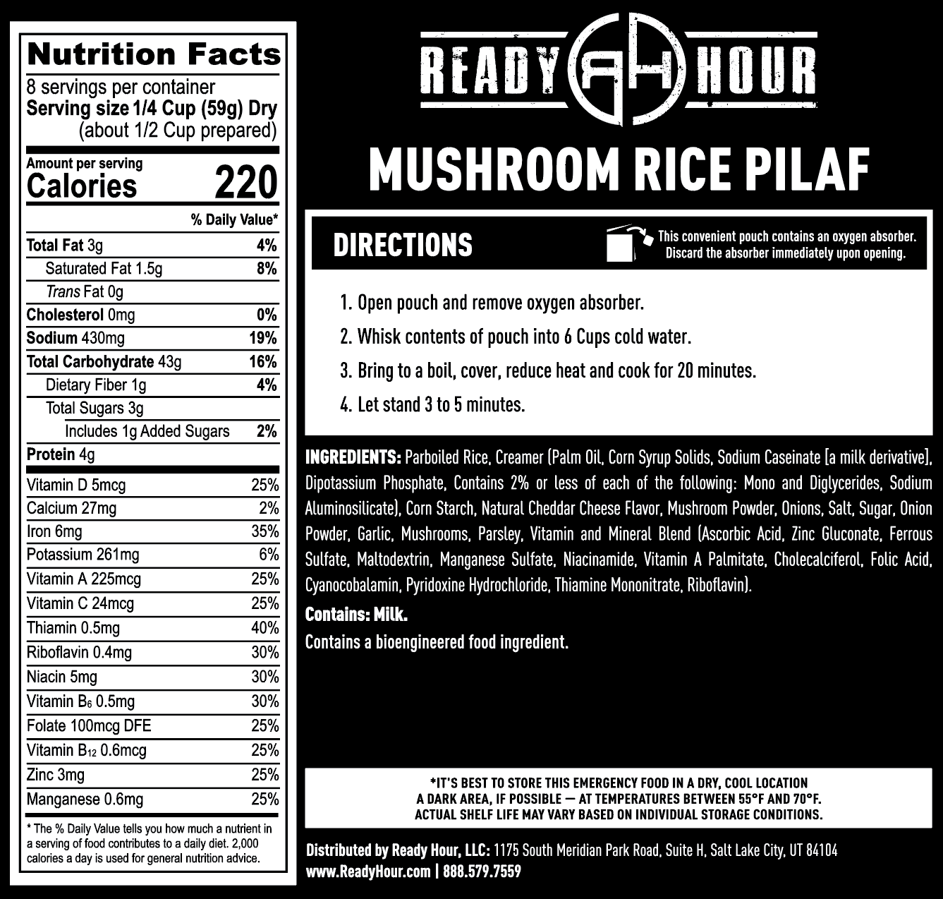 Mushroom Rice Pilaf
