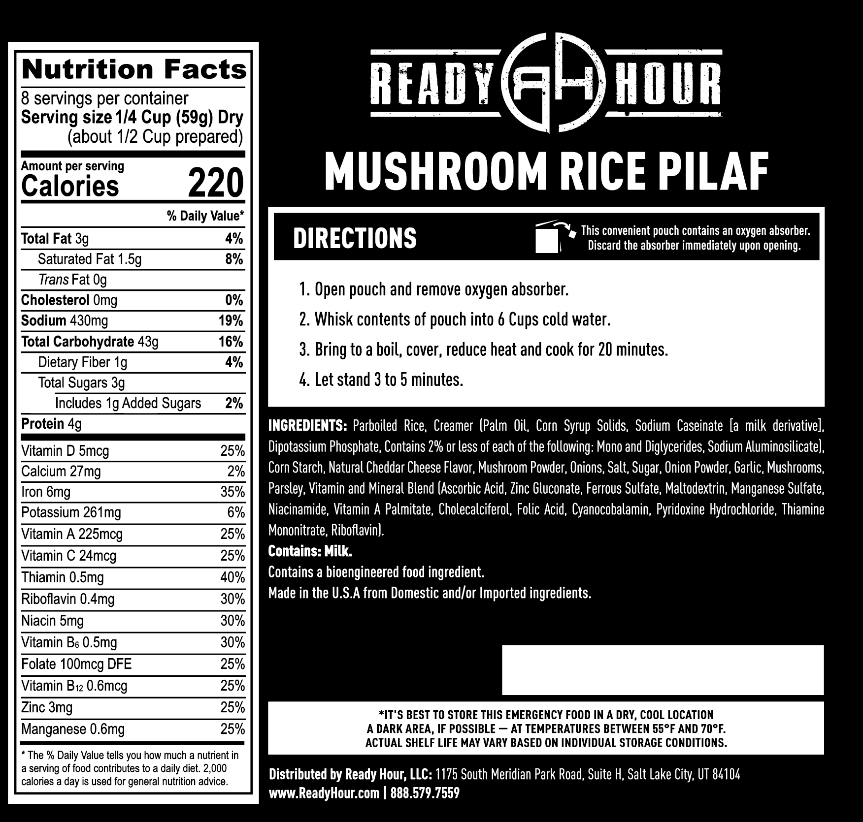 Mushroom Rice Pilaf
