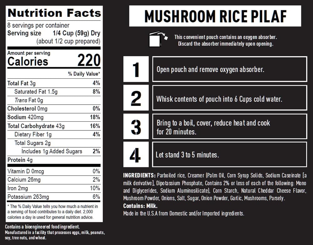 Mushroom Rice Pilaf