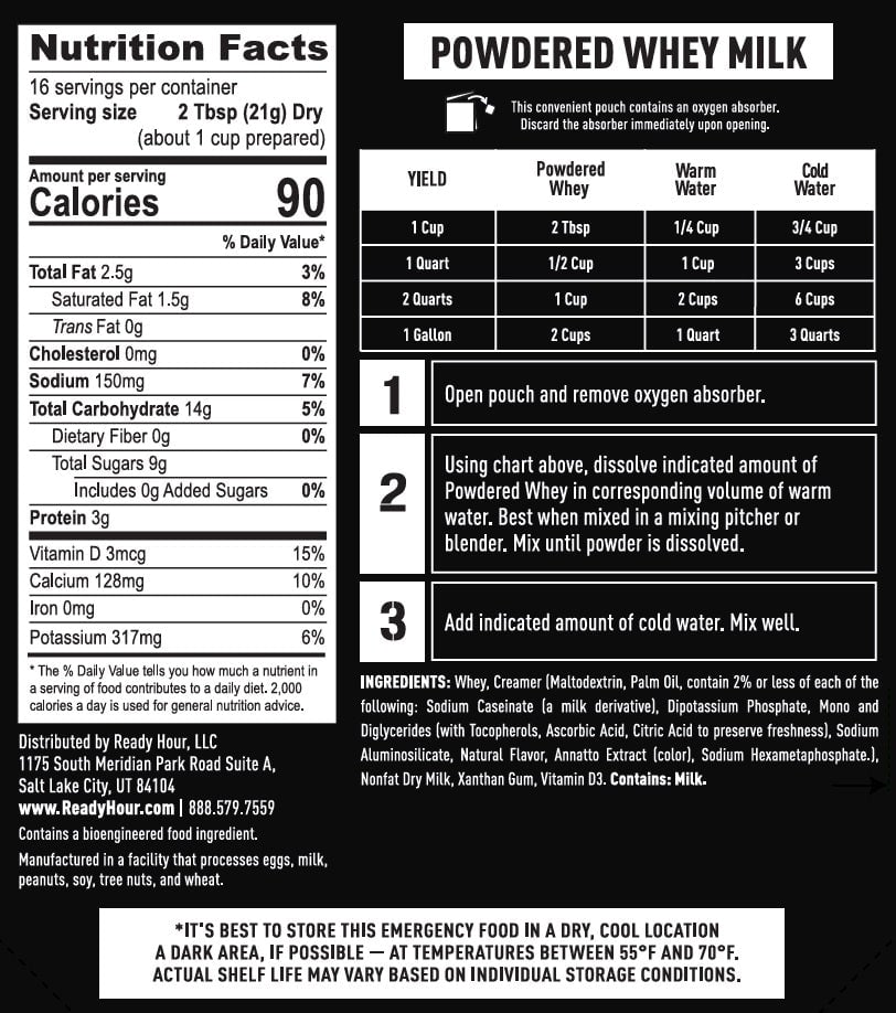 Powdered Whey Milk