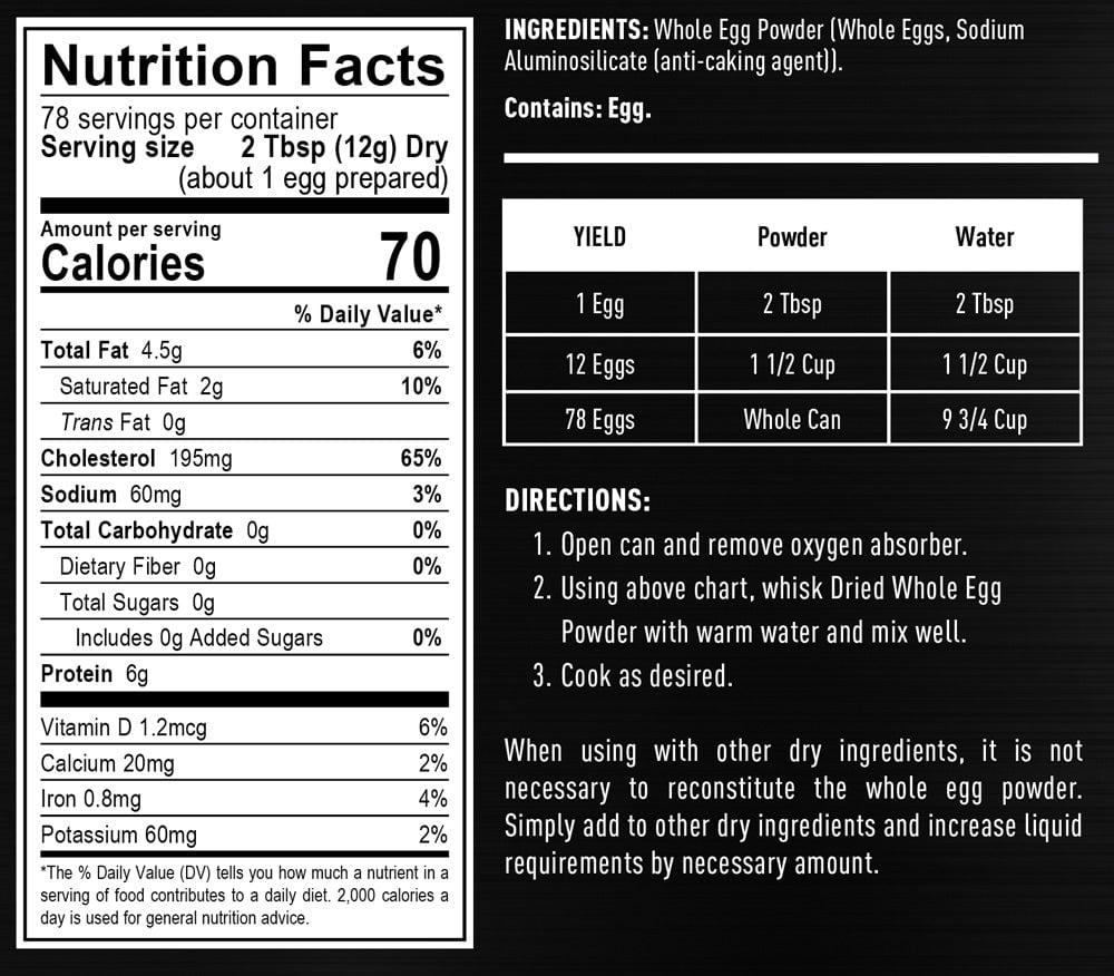 Whole Egg Powder