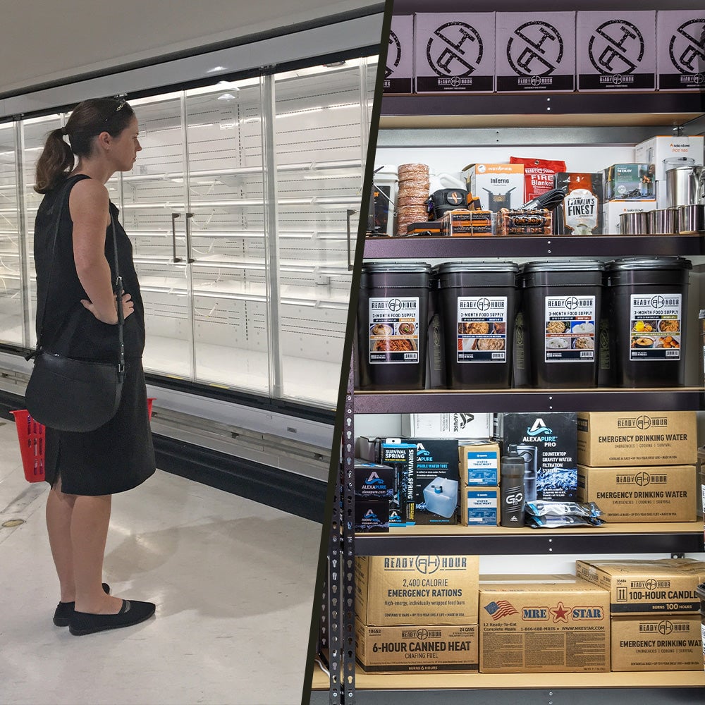 Empty Shelves, Full Split
